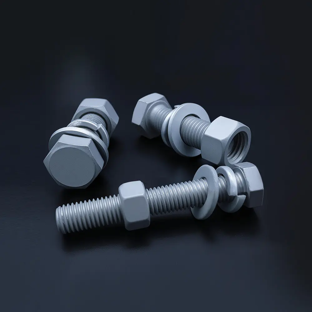 Ansamblu șurub hexagonal de 8,8 galvanizat la cald